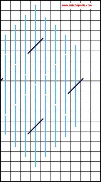 2,4,6,8 & Tie Stitch - Diagram 3