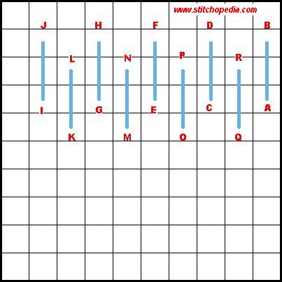 Brick Stitch Diagram