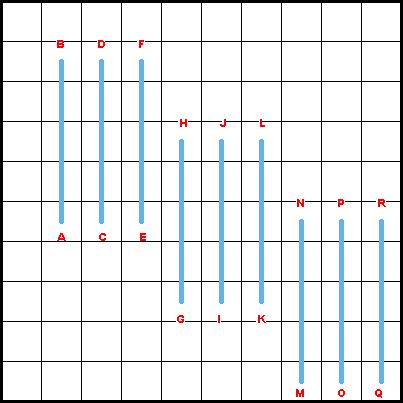 Diaper Pattern Stitch - Diagram 1