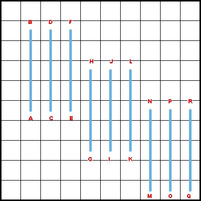 Diaper Pattern Stitch - Diagram 1