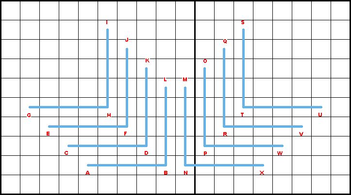 Double Star Stitch - Diagram 2