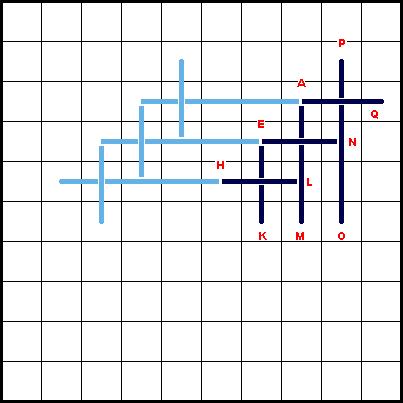 Diagonal Fishbone Stitch - Diagram 2