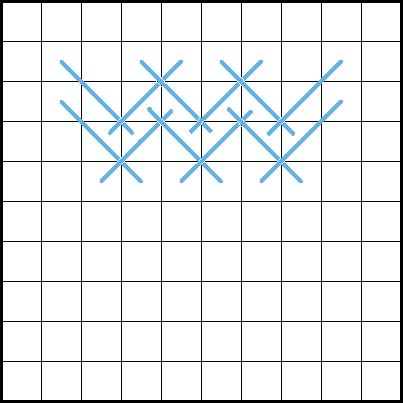 Herringbone Stitch Diagram 2