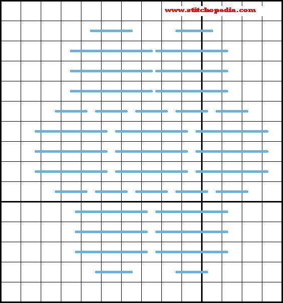 Ming Stitch - Diagram 3