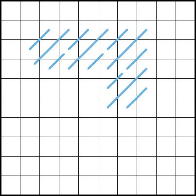 Mosaic Stitch (Horizontal Method) - Diagram 2