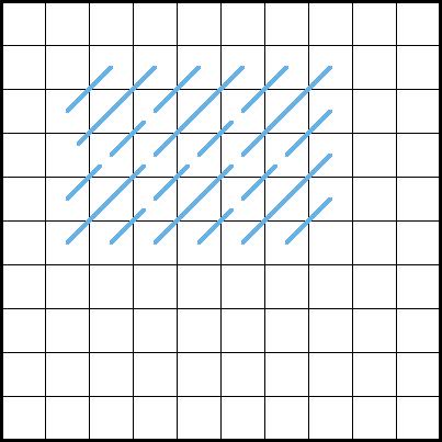 Mosaic Stitch (Horizontal Method) - Diagram 3