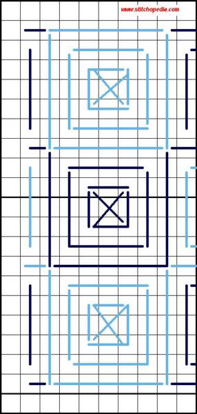 Sutherland Pattern Stitch - Diagram 3