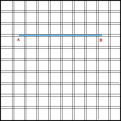 Trammed Tent Stitch - Diagram 1