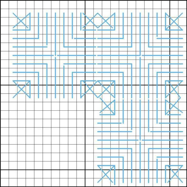 Triangle Stitch - Diagram 4